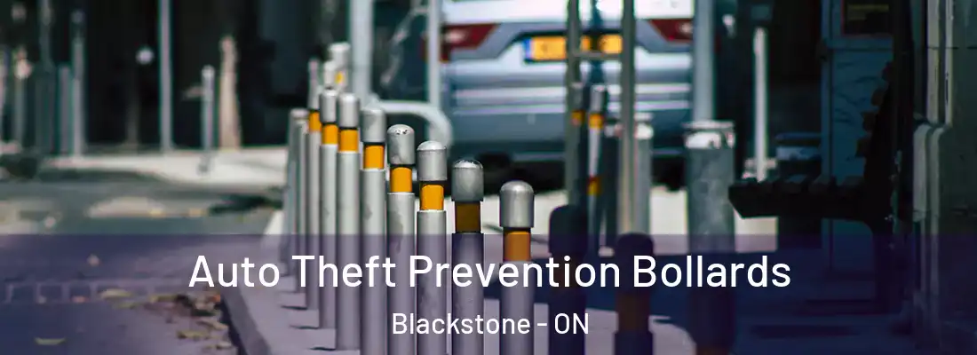  Auto Theft Prevention Bollards Blackstone - ON