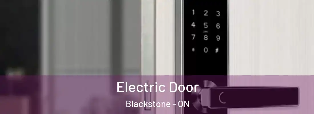  Electric Door Blackstone - ON