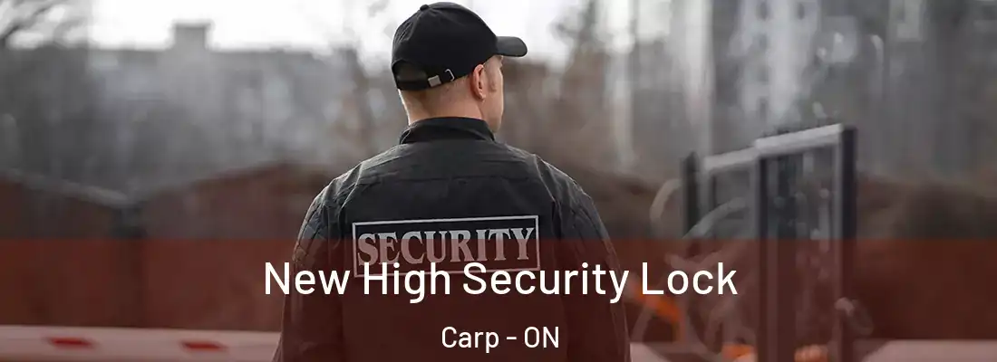  New High Security Lock Carp - ON