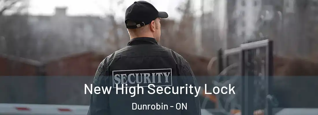  New High Security Lock Dunrobin - ON