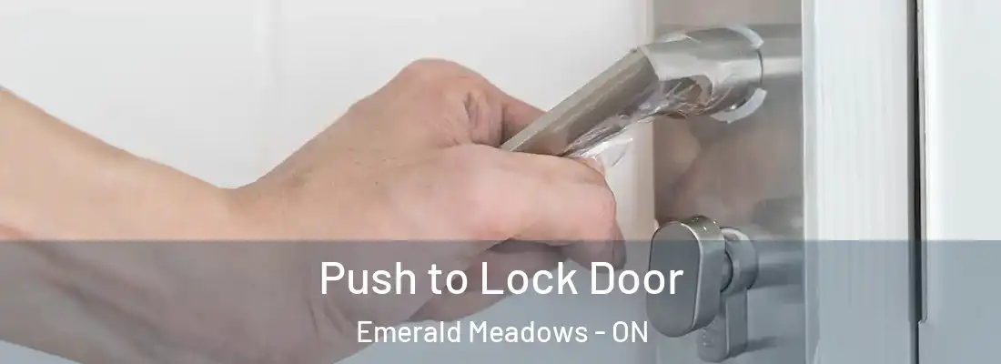  Push to Lock Door Emerald Meadows - ON