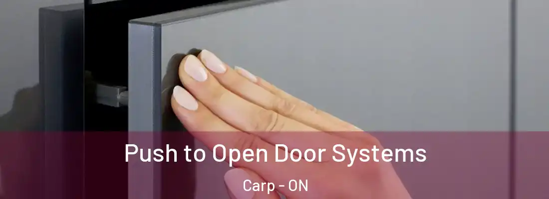  Push to Open Door Systems Carp - ON