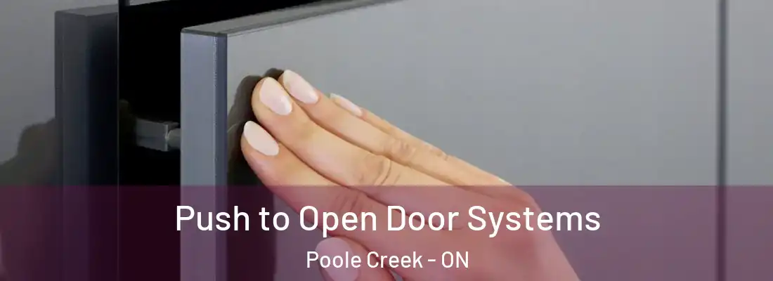  Push to Open Door Systems Poole Creek - ON