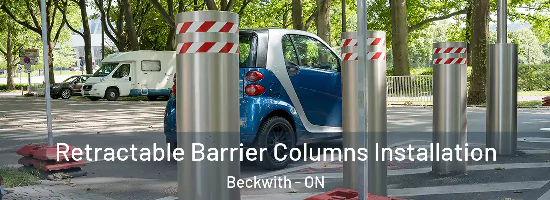  Retractable Barrier Columns Installation Beckwith - ON