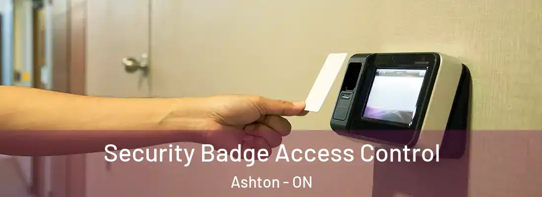  Security Badge Access Control Ashton - ON